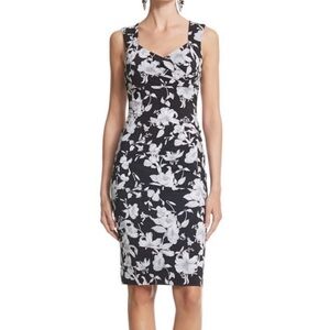 WHBM White House Black Market Floral Dress Spring Summer Sz 10